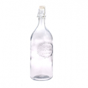 Obrázok pre Sklenená fľaša s uzáverom 1L