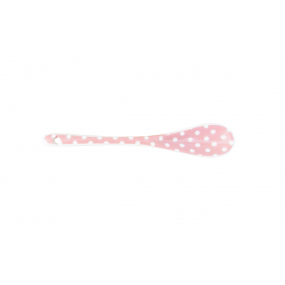 Obrázok pre Porcelánová lyžička ružová s bodkami