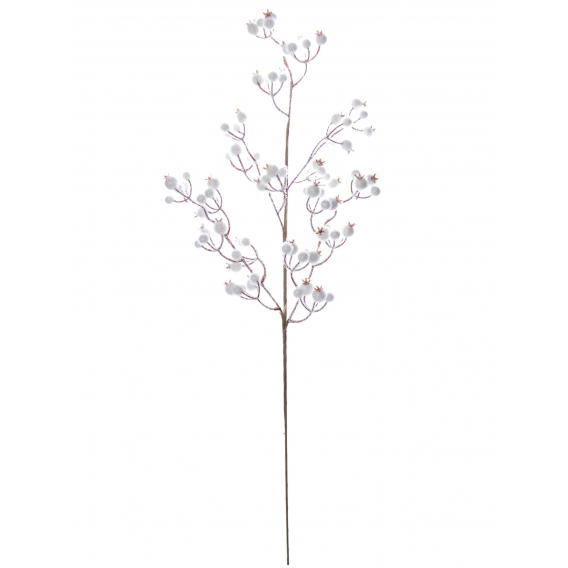 Obrázok pre Vetvička s bielymi bobuľami 70 cm