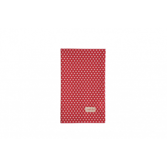 Obrázok pre Behúň na stôl bodkovaný (červená)