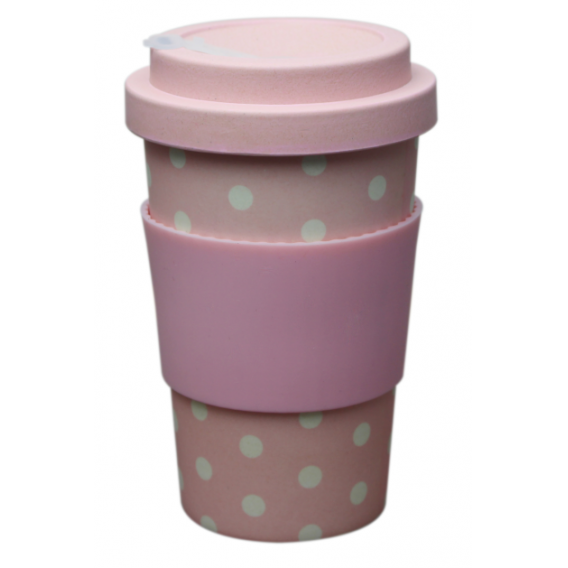 Obrázok pre Bambusový keep cup (ružová)