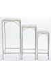 Obrázok pre Dekoratívny stolík biely 65 cm
