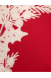Obrázok pre Obliečka na vankúš červená s bielym vyšívaním